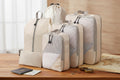 VitaRoam Travel Storage Bags With Dual Zip Compression • 6 Piece Set