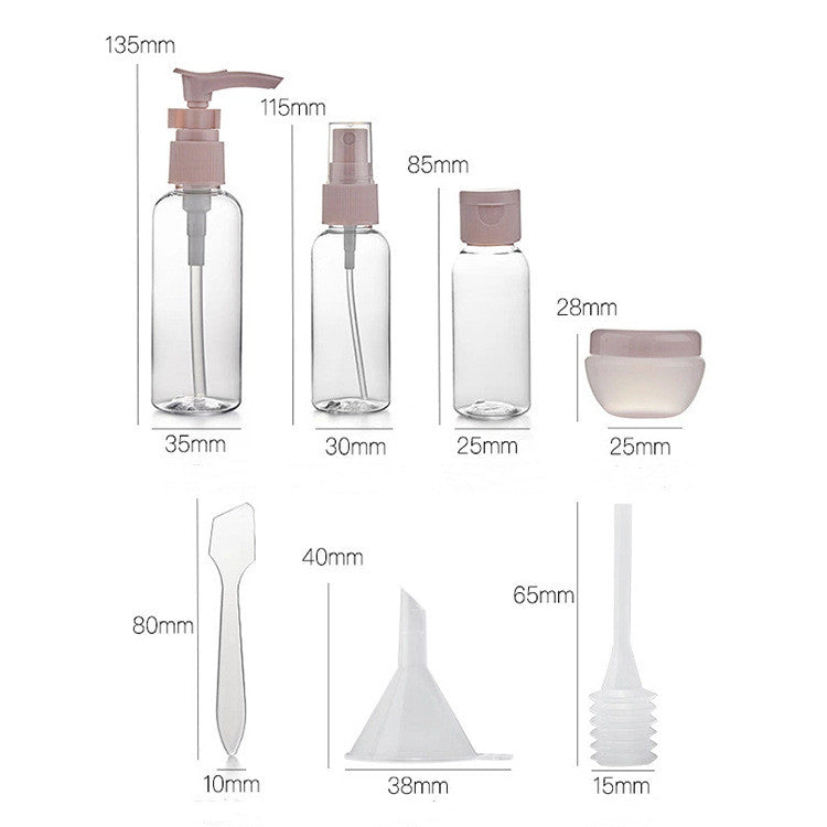 VitaRoam Portable Travel Skincare Bottle Set • Refillable Containers for Toiletries