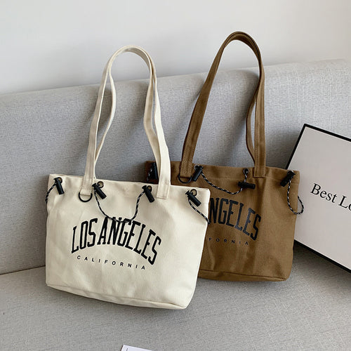 Casual Minimalist L.A Travel Tote Bag