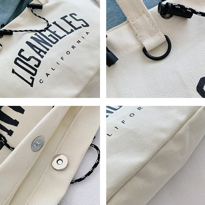 Casual Minimalist L.A Travel Tote Bag