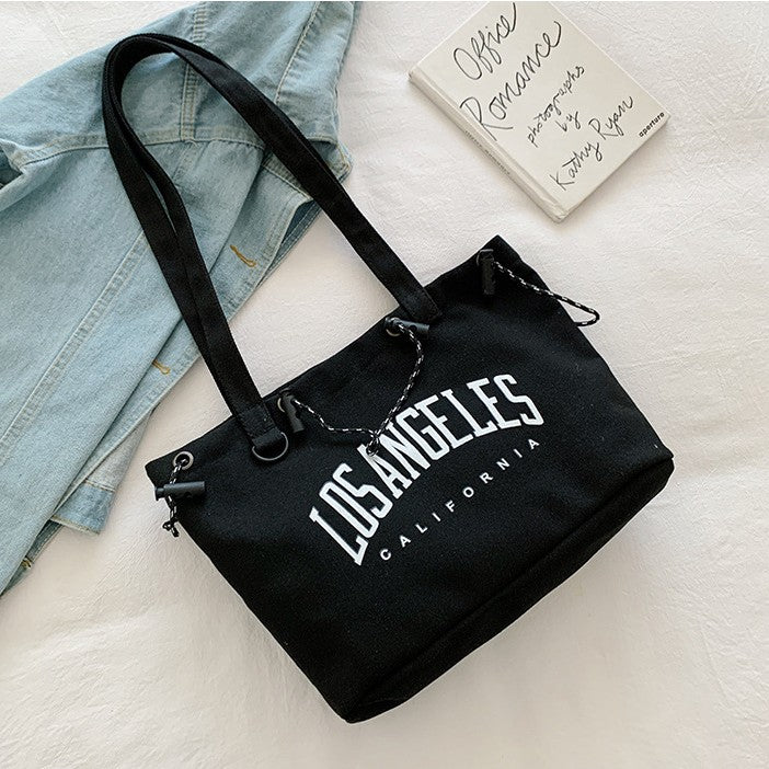 Casual Minimalist L.A Travel Tote Bag