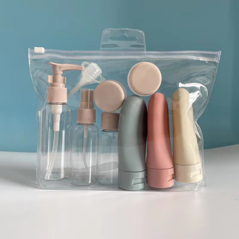 Portable Travel Skincare Bottle Set – Refillable Containers for Toiletries
