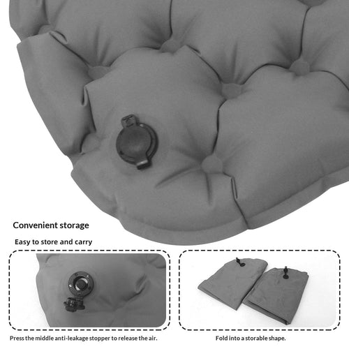 Foldable Airplane Moisture-Proof Inflatable Seat Cushion